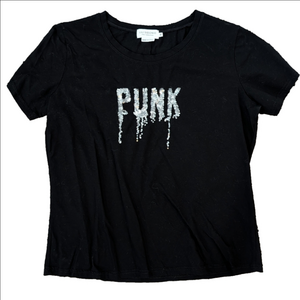 Lili Sidonio Molly Bracken Black Punk Tee